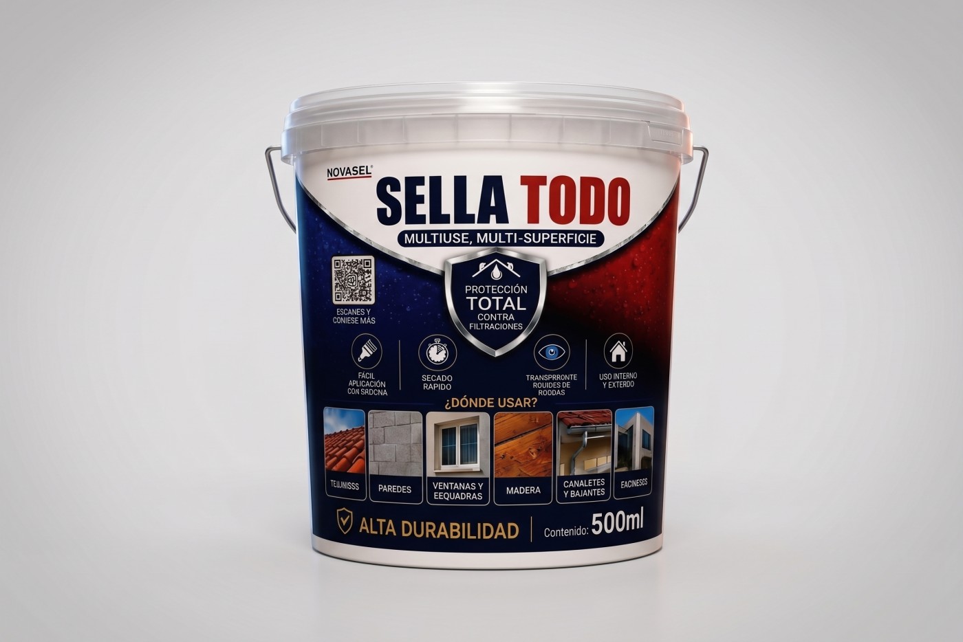  SELLA TUDO 500 ML NOVASEL